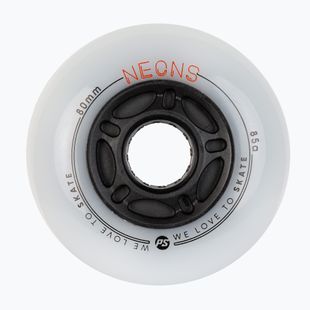 Powerslide Neons 80 mm/85A ruote rollerblade 4 pezzi arancione