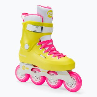 Pattini a rotelle Powerslide da donna Zoom giallo neon