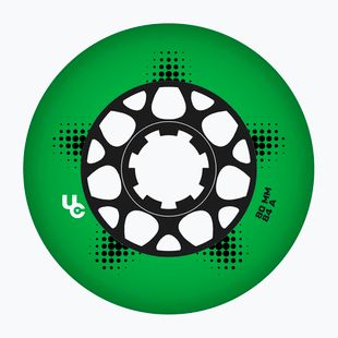 Ruote per pattini in linea UNDERCOVER WHEELS Team Pro 80 mm/84A 4 pcs. green