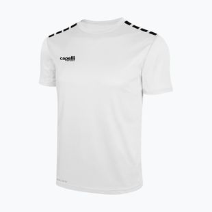 Maglia da calcio uomo Cappelli Cs One Adult Jersey SS bianco/nero