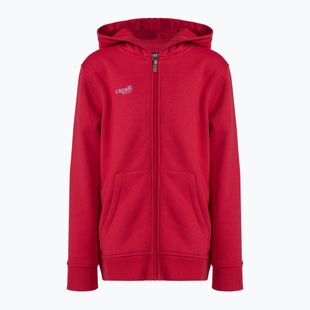 Felpa con cappuccio Capelli Basics Youth Zip Football rosso