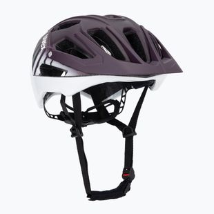 Casco da bici UVEX Quatro CC prugna/bianco opaco