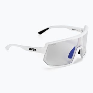Occhiali da sole UVEX Sportstyle 235 V bianco opaco/blu specchiante