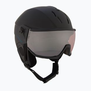 Casco da sci UVEX Instinct Visor PRO V nero opaco/argento/argento