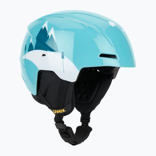 Casco da sci junior UVEX Viti Jr turquoise rabbit