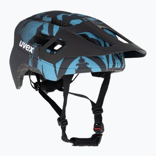 Casco da bici per bambini UVEX React MIPS Jr azzurro/spazio profondo opaco