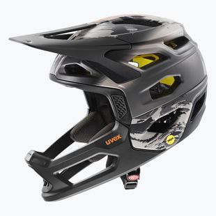 Casco da bicicletta UVEX Revolt MIPS quercia marrone/arancio opaco
