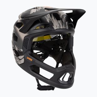 Casco da bicicletta UVEX Revolt MIPS quercia marrone/arancio opaco
