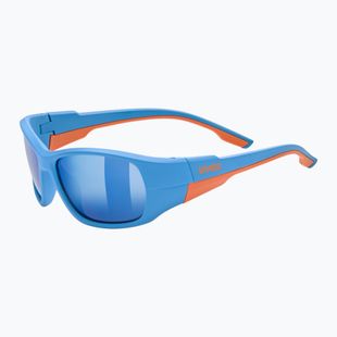 UVEX occhiali da sole per bambini Sportstyle 514 blu opaco/blu specchiato