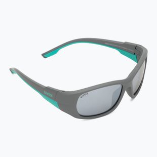 UVEX occhiali da sole per bambini Sportstyle 514 grigio opaco/argento specchiato