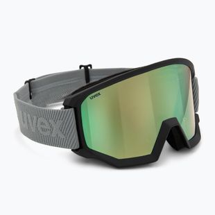 Maschera da sci UVEX Athletic CV black matt/mirror opal colorvision yellow
