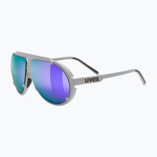 Occhiali da sole UVEX Esntl Pina grigio opaco/viola specchiata