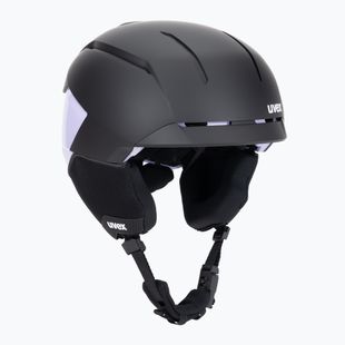 Casco da sci UVEX Levitate MIPS nero/lavanda opaco