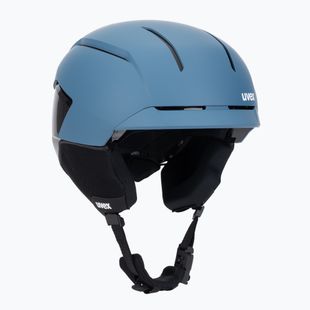 Casco da sci UVEX Levitate MIPS blu pietra/nero opaco