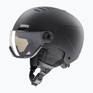 Casco da sci UVEX Wanted Visor Pro V nero opaco
