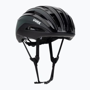 UVEX Surge Aero MIPS casco da bici nero/verde salvia opaco