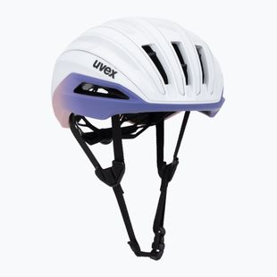 UVEX Surge Aero MIPS casco da bici bianco/lilla albicocca opaco