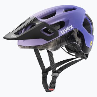 Casco da bici UVEX React MIPS lilla/quercia opaco