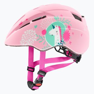 Casco da bici per bambini UVEX Kid 2 CC rosa unicorno opaco