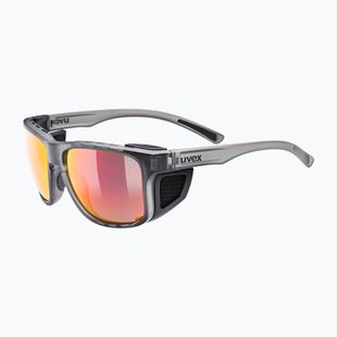 Occhiali da sole UVEX Sportstyle 312 fumo opaco/rosso specchio