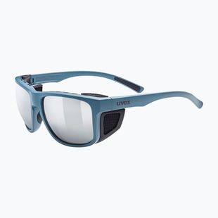 Occhiali da sole UVEX Sportstyle 312 blu pietra opaco/argento specchiato