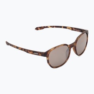 Occhiali da sole UVEX LGL 54 avana opaco/litemirror argento