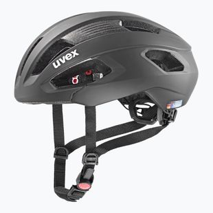 Casco da bici UVEX Rise CC tutto nero opaco