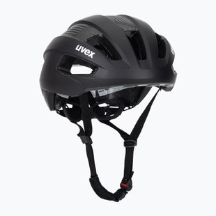 Casco da bici UVEX Rise CC tutto nero opaco