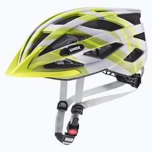 Casco da bicicletta UVEX Air Wing CC grigio / lime opaco