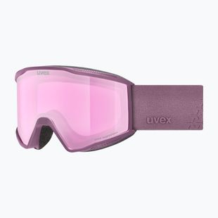 Maschera da sci UVEX Blast FM plum matt/mirror purple