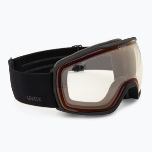Maschera da sci UVEX Victorious Pro V black matt/vario red mirror