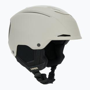 Casco da sci UVEX Resolution warm grey/black matt