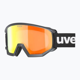 Maschera da sci UVEX Athletic CV black/mirror red