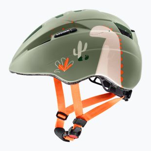 Casco da bici per bambini UVEX Kid 2 CC sage green dino matt