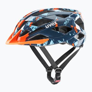 Casco da bici per bambini UVEX Air Wing 2 papaya/bubble blue