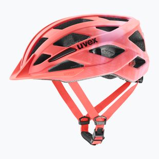 Casco da bici per bambini UVEX Air Wing 2 CC coral/strawberry matt