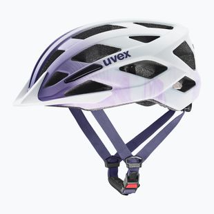 Casco da bici per bambini UVEX Air Wing 2 CC lilac/white matt