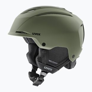 Casco da sci UVEX Resolution khaki matt