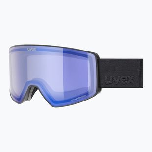 Maschera da sci UVEX Scenic P S0-S4 black matt/mirror blue/pola