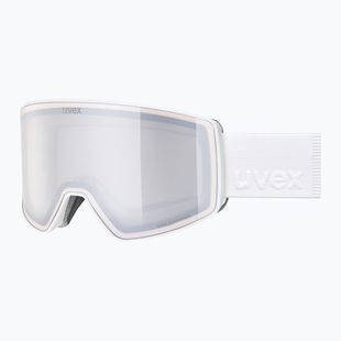 Maschera da sci UVEX Scenic P S0-S4 white matt/mirror silver/pola