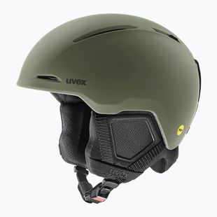 Casco da sci UVEX Monte LT MIPS khaki matt