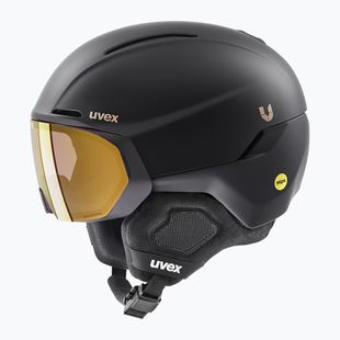 Casco da sci UVEX Ultimate Horizon MIPS black/black mat