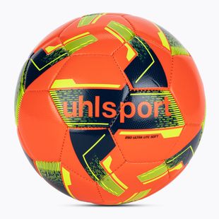 Pallone da calcio uhlsport Lite Soft 290 rosso fluo/navy/giallo fluo taglia 5