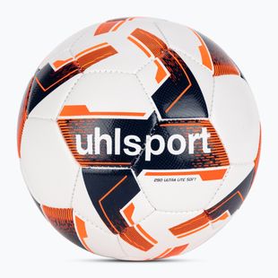 Calcio uhlsport Lite Soft 290 bianco/navy/arancio fluo dimensioni 3