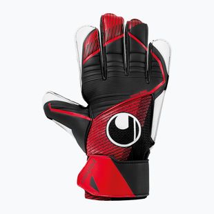 Uhlsport Powerline Starter Guanti da portiere morbidi nero/rosso/bianco