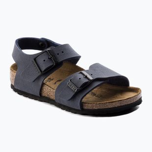 Sandali per bambini BIRKENSTOCK New York Birkibuc Narrow navy