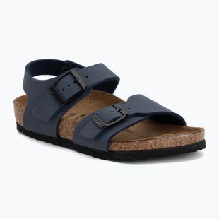 Sandali per bambini BIRKENSTOCK New York Birkibuc Narrow navy