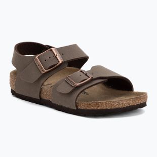 Sandali per bambini BIRKENSTOCK New York Birkibuc Narrow mocha