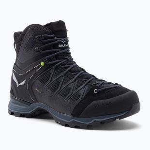 Scarpe da trekking da uomo Salewa MTN Trainer Lite Mid GTX nero/nero