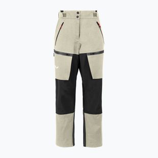 Pantaloni a membrana Salewa da donna Sella 3L PTXR avena/nero out
